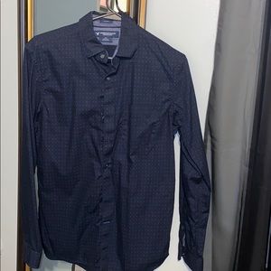 Navy blue Small AE dress up shirt